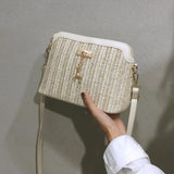 Summer Beach Straw Weave Shoulder Bag for Women