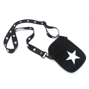 Breathable Neoprene Mini Bag Soft Shoulder Underarm Mobile Phone Bag