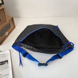 Summer Large Plaid Waist Bag Woman Waist pack And Phone Pack Casual Shoulder Cro