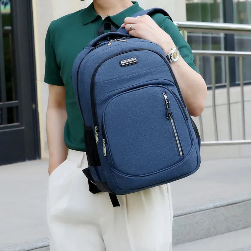 Summer Men Backpack Multifunction School Bag Waterproof Laptop Large Capacity