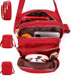 Summer Small Shoulderbag Women Girl Nylon Crossbody Bag Lightweight Phone Wallet