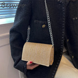 Straw Weave Crossbody Bag for Women Small Purses Handbags