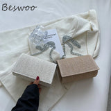 Straw Weave Crossbody Bag for Women Small Purses Handbags