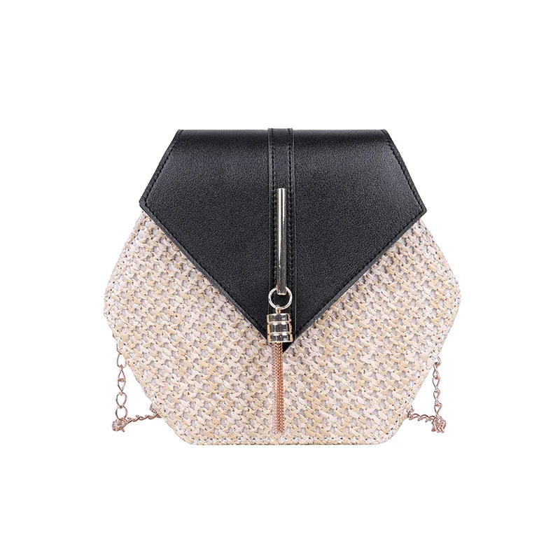 Summer Women Straw Handbags Beach Bohemia Small Messenger Bag