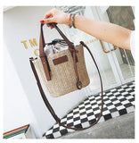 Summer Straw Tote Bag Beach Cross Body Bag for Women