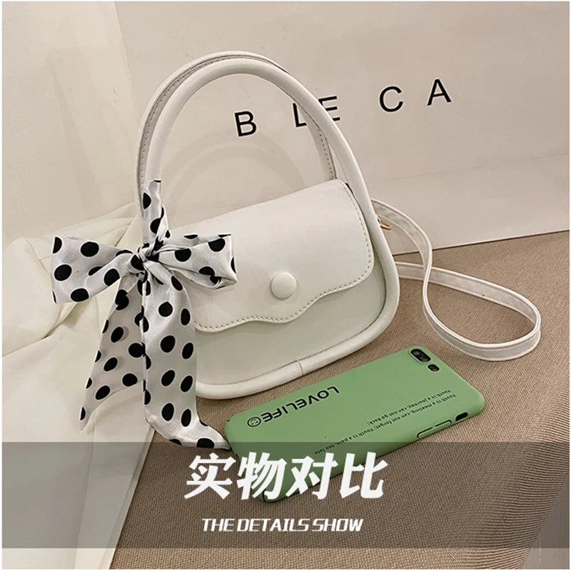 Summer Niche Silk Scarf Small Square Bag Candy Messenger Shoulder Bag