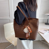 Summer PU Leather Tote Bag Large Shoulder Bag