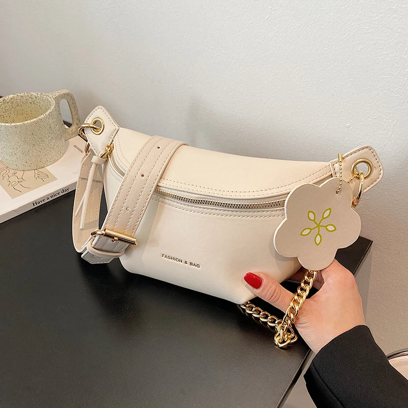 Summer small fresh bag messenger chest bag female bag wild niche waist bag