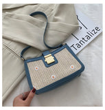 Summer Straw Bag One-Shoulder Armpit Bag Beach Handbag