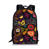Sunflower Pattern Print School Bags Daily Travel Climbing Durable Backpack