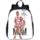 Mom Print Toddler Schoolbag Little Bog And Girl Bookbags Backpack