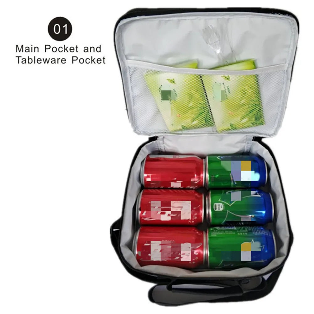 Zings Lunch Bag For Kids Children Portable Lunch Box Superzings