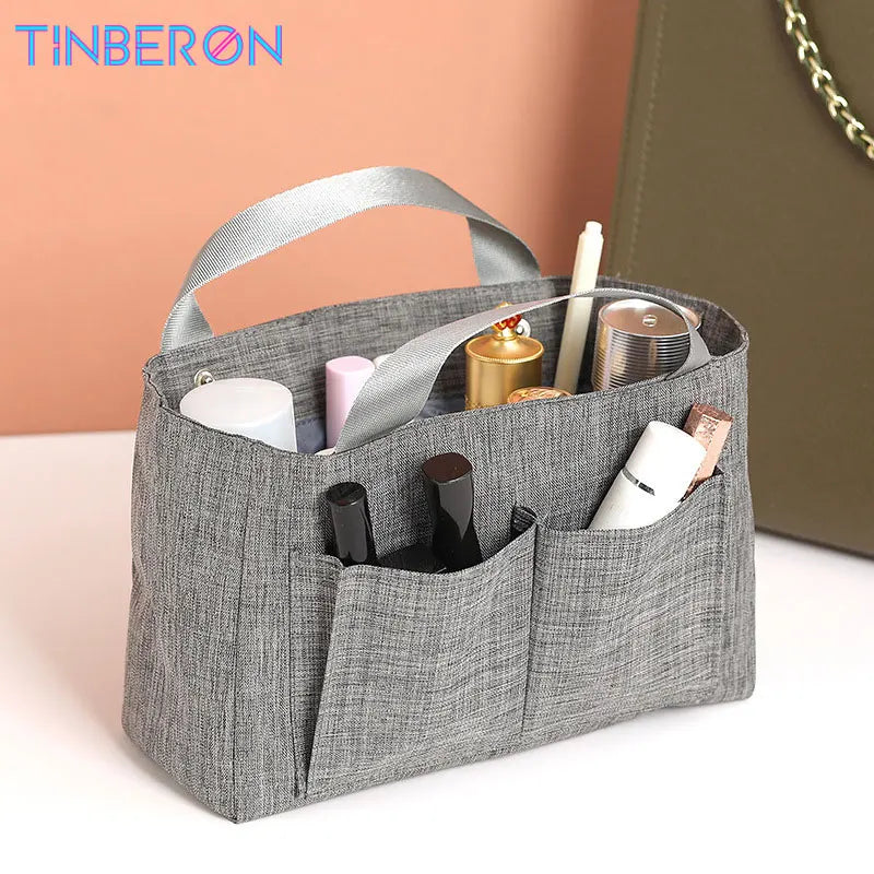 Travel Organizer Insert Bag Cosmetic Makeup Bag Toiletry Insert Storage