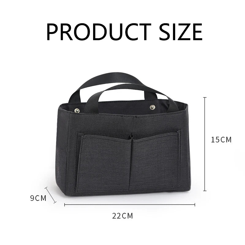 Travel Organizer Insert Bag Cosmetic Makeup Bag Toiletry Insert Storage