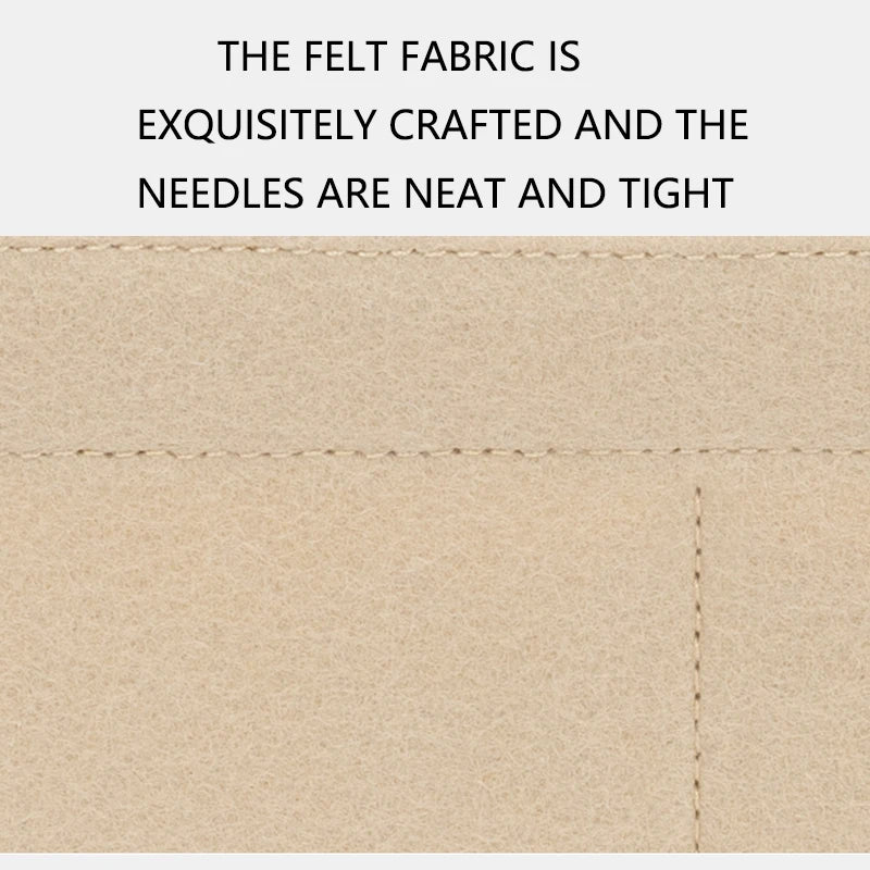 TINBERON Storage Felt Bag High Cloth Cosmetic Bag