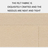 TINBERON Storage Felt Bag High Cloth Cosmetic Bag