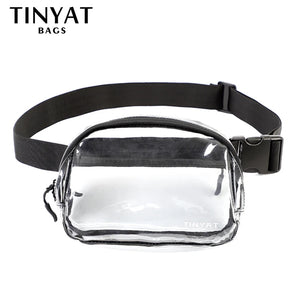 Clear Waist Bag Women Purse Large Phone Fanny Pack Sports Travel Ladies Belt Bag