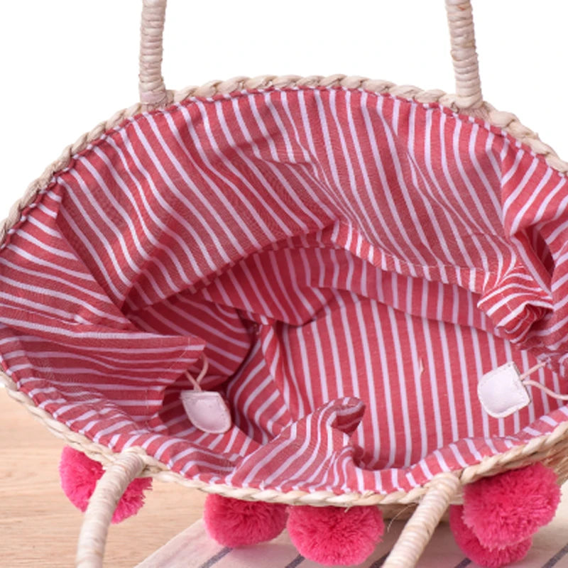 Summer Beach Bag Woven Shoulder Tote Shopping Purse Handbag Straw Bag