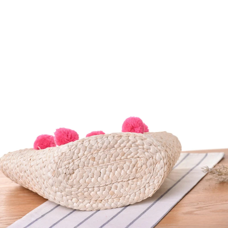 Summer Beach Bag Woven Shoulder Tote Shopping Purse Handbag Straw Bag