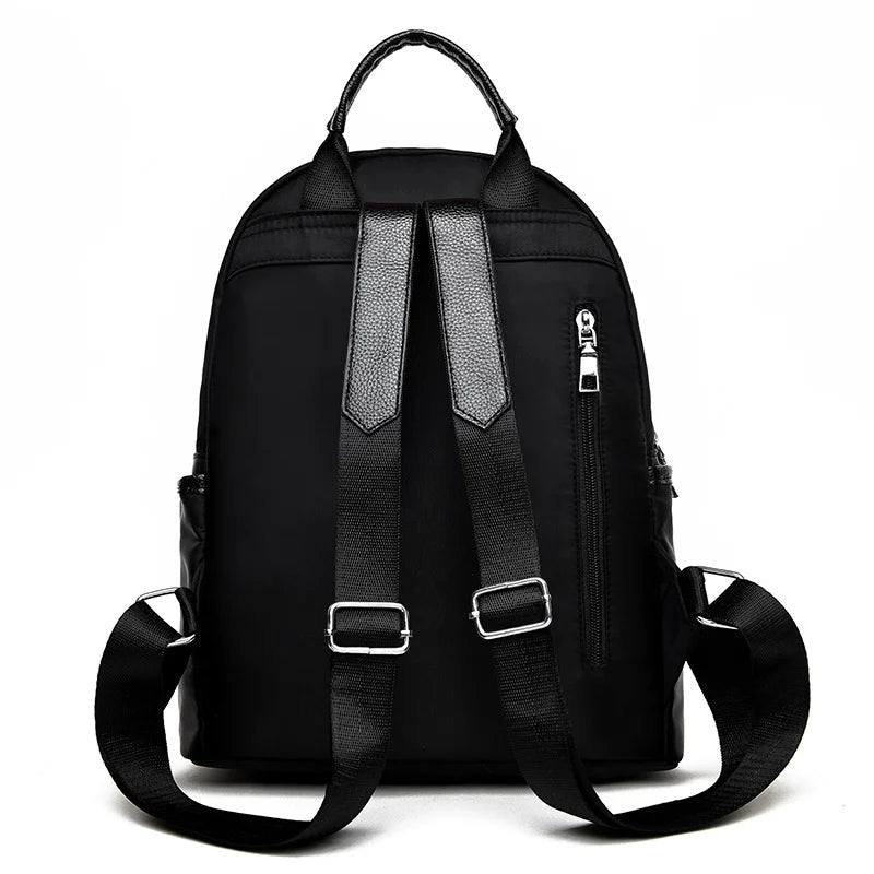 Casual Outdoor Woman Backpack Oxford High School Student Teenage Girl Book Bags