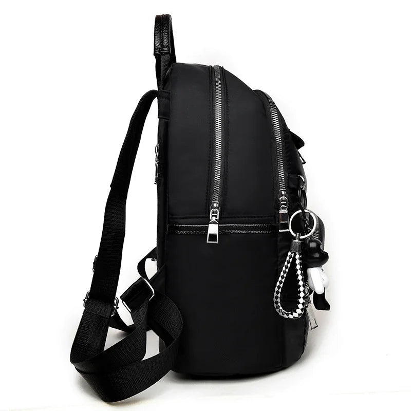 Casual Outdoor Woman Backpack Oxford High School Student Teenage Girl Book Bags