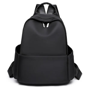 Casual Green Oxford Backpack for Women