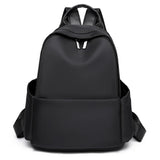 Casual Green Oxford Backpack for Women