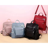 Casual Oxford Women Backpack Small Multi-pocket Female Shoulder Bag