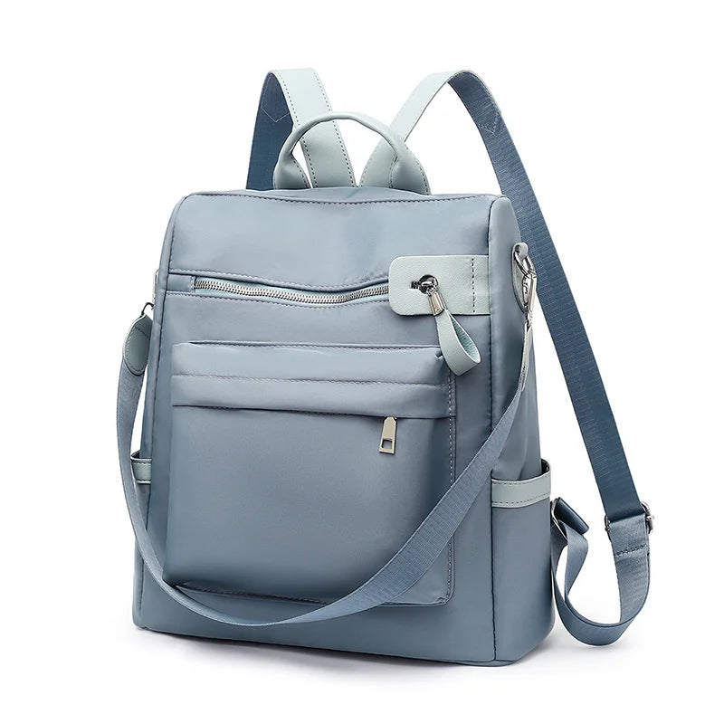 Casual Oxford Women Backpack Small Multi-pocket Female Shoulder Bag