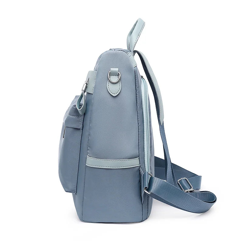 Casual Oxford Women Backpack Small Multi-pocket Female Shoulder Bag