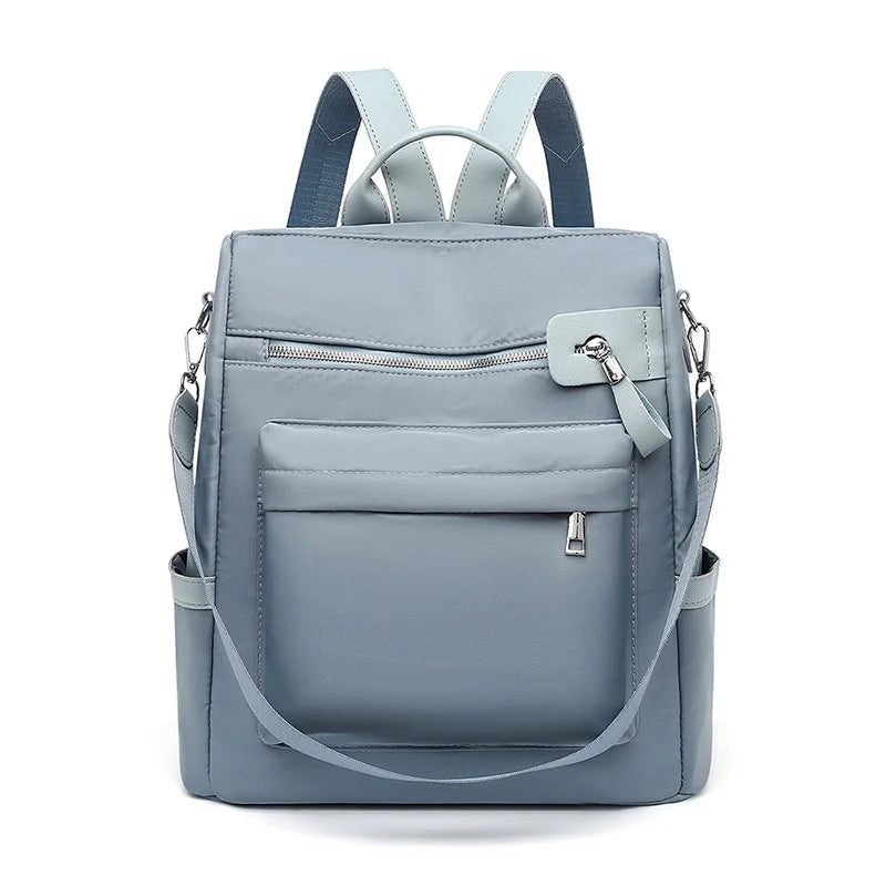 Casual Oxford Women Backpack Small Multi-pocket Female Shoulder Bag