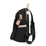 Casual Women Backpack Oxford Solid Backpack for Girls Lightness Japanese Anti-th