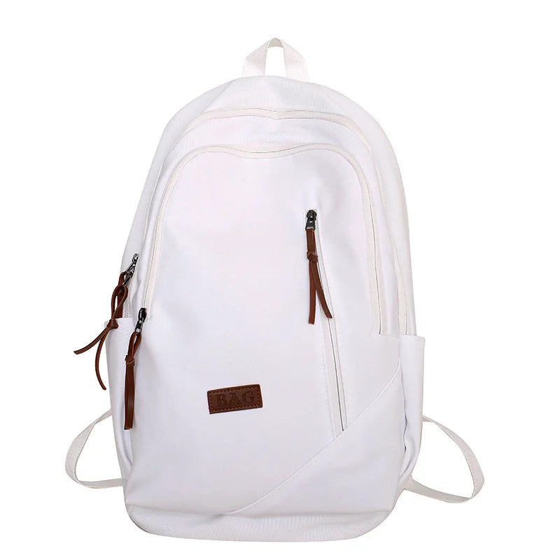 Nylon Schoolbags Large Capacity Unisex Backpacks