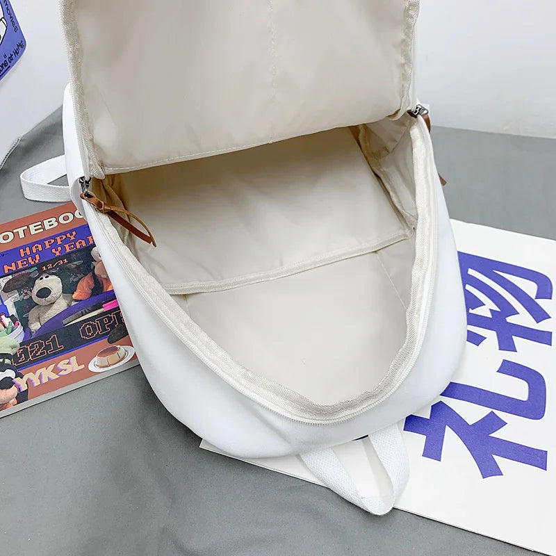 Nylon Schoolbags Large Capacity Unisex Backpacks