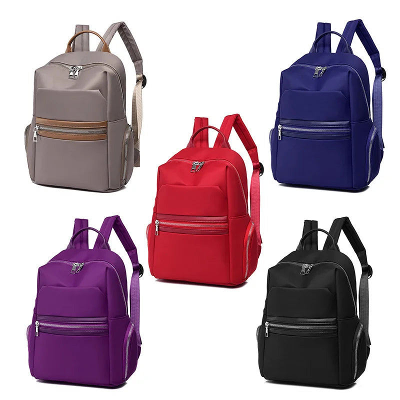 Lightweight Oxford Women's Backpack with High Capacity for Travel