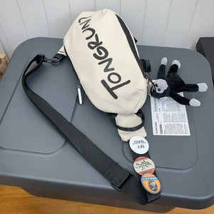 Waterproof Nylon Shoulder Bag Crossbody Travel Chest Bag