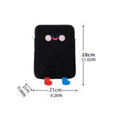 Cartoon Plush Tablet Protect Pouch Bag Case Sleeve Laptop Cover Pocket
