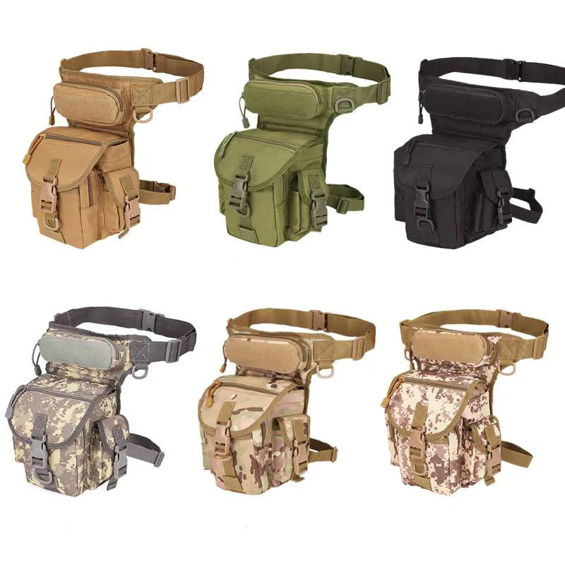 Tactical Waist Bag Drop Leg Bags Tool Camping Hiking Military Shoulder