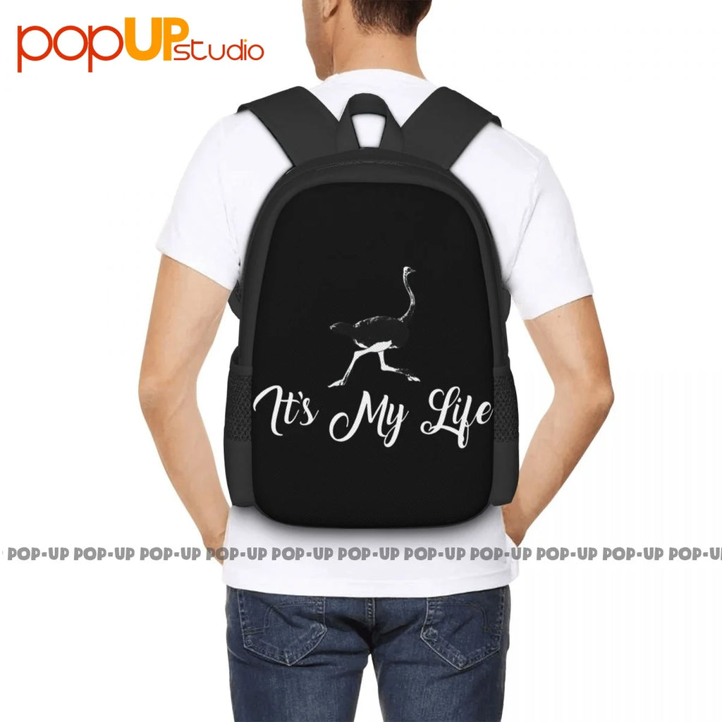 Talk Talk It'S My Life Ostrich Backpack Hot Sports Bag
