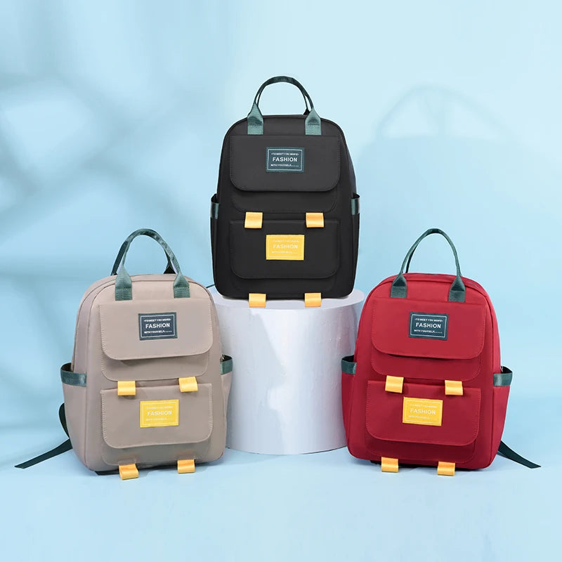 Casual Women Backpack Nylon School Bags