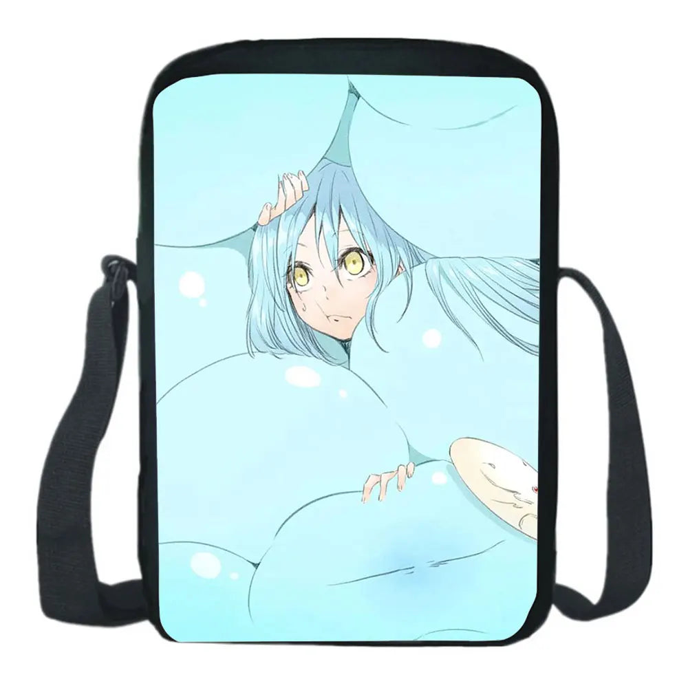 Slime Messenger Bag Anime Students Crossbody Phone Bag