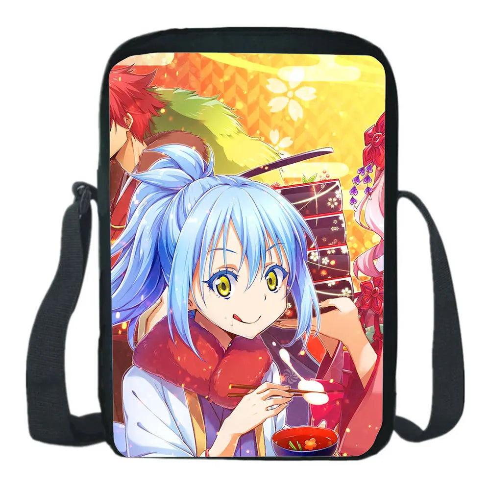 Slime Messenger Bag Anime Students Crossbody Phone Bag