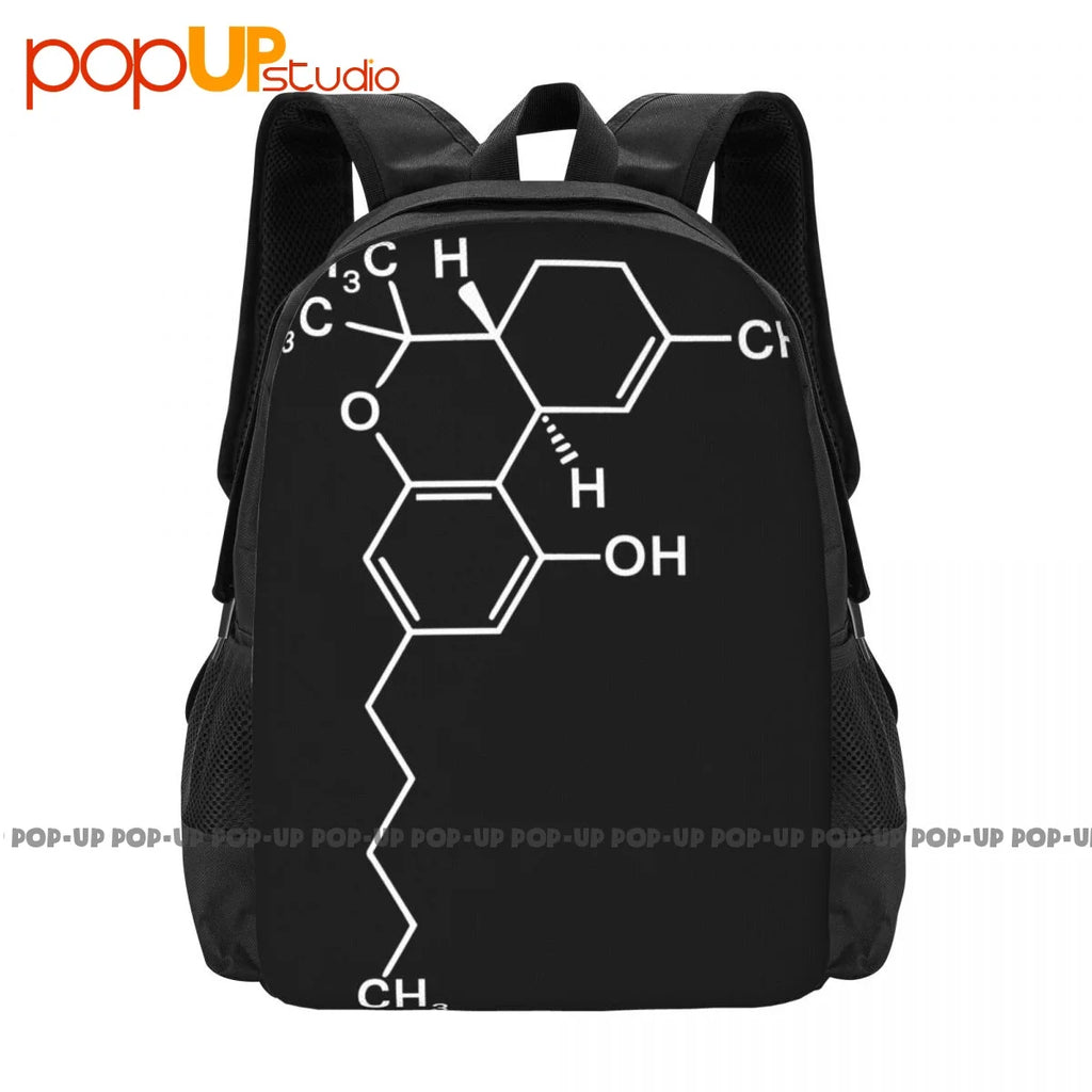 Thc Tetrahydrocannabinol Molecule Backpack
