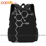 Thc Tetrahydrocannabinol Molecule Backpack