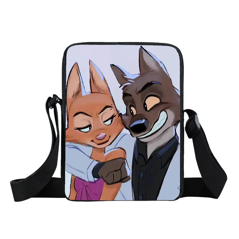 The Bad Guy Shoulder Bag Casual Messenger Sling Bag for Kids Students