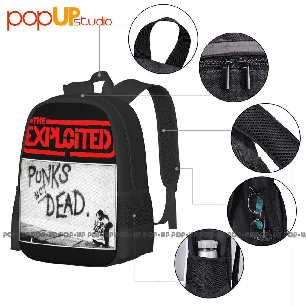 The Exploited Scottish Punk Rock Band Backpack