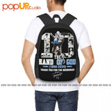 The Hand Of God Number 10 Maradona Thank You For The Memories Backpack