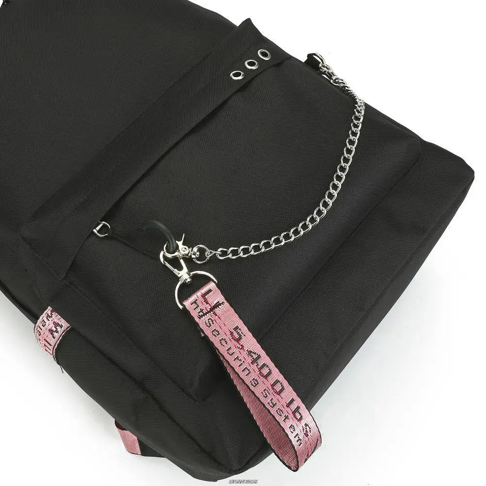 The Last Of Us Games Backpack USB Charge School Bags for Girls Boys