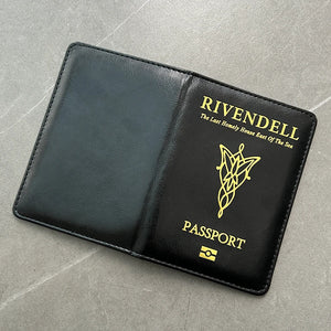 LOTR Rivendell Passport Cover Movie Travel Holder