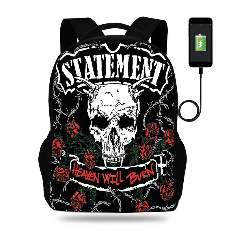 Nightmare Before Christmas 3D School Backpack Boys Girls Teenagers